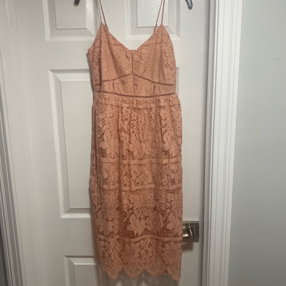 Peach dress
